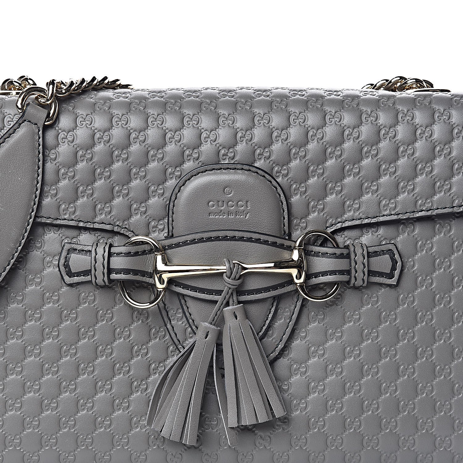 Gucci Soft Microguccissima Medium Emily Chain Shoulder Bag Loess 15 of 15