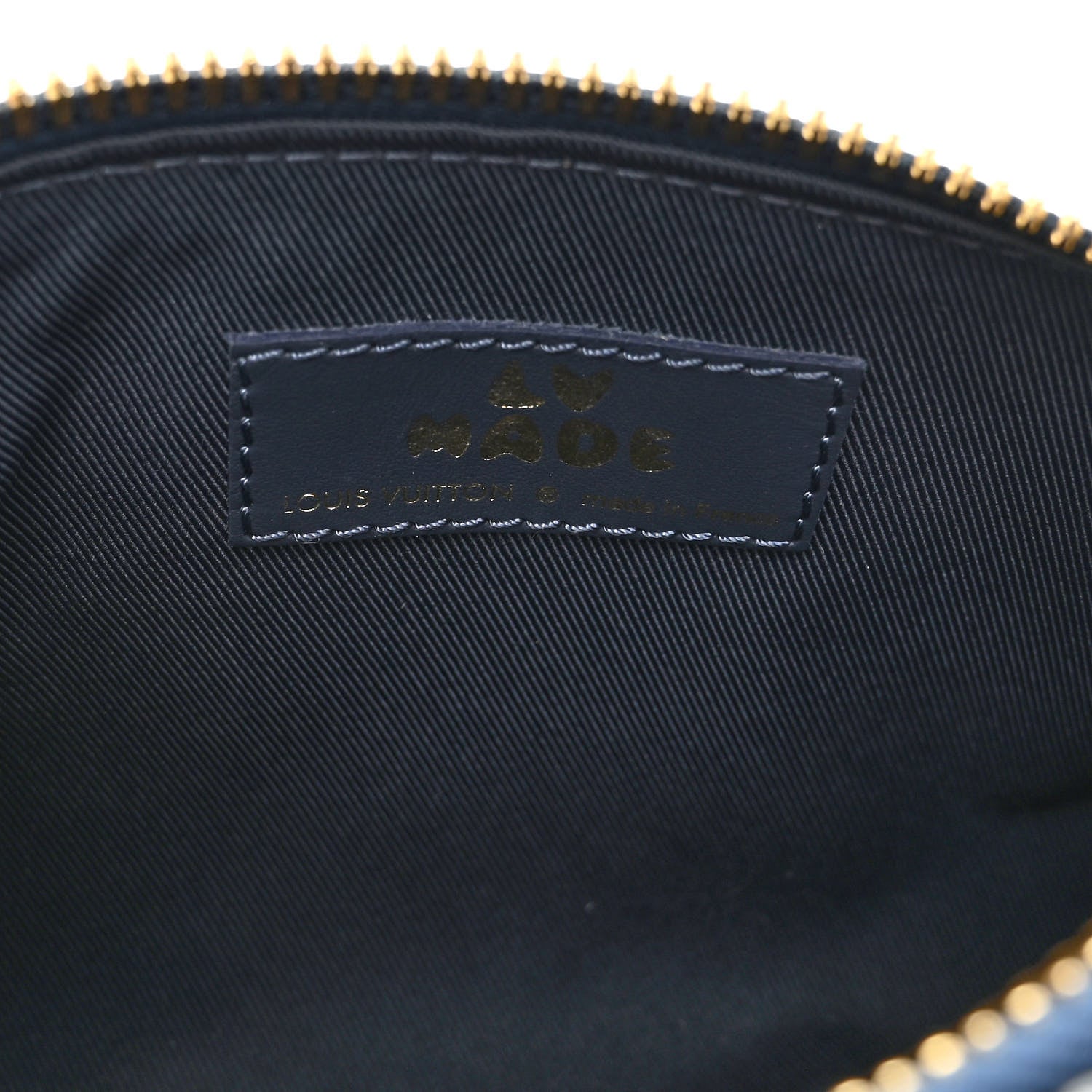 Louis Vuitton Taurillon Monogram Denim Drip Keepall XS Blue 6 of 9