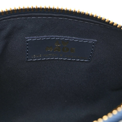 Louis Vuitton Taurillon Monogram Denim Drip Keepall XS Blue 6 of 9