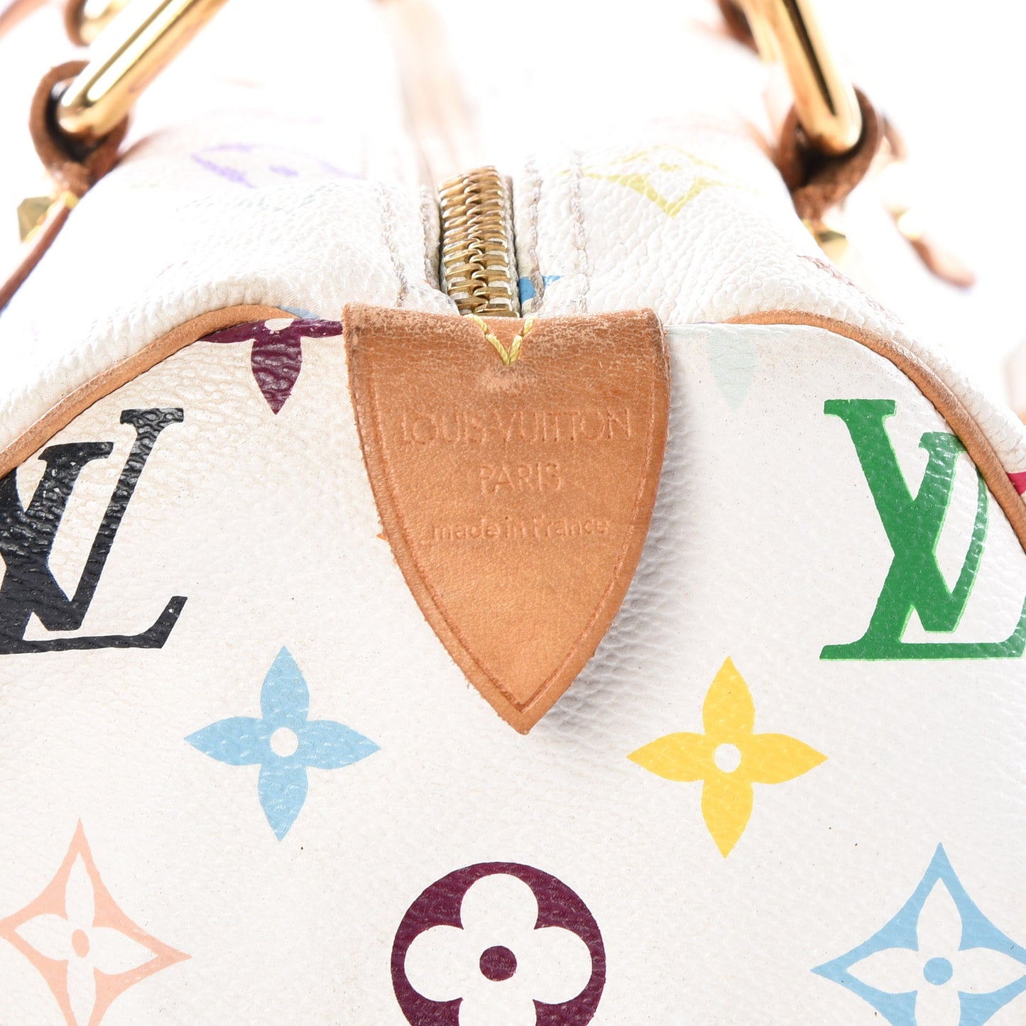 Monogram Multicolor Speedy 30 White