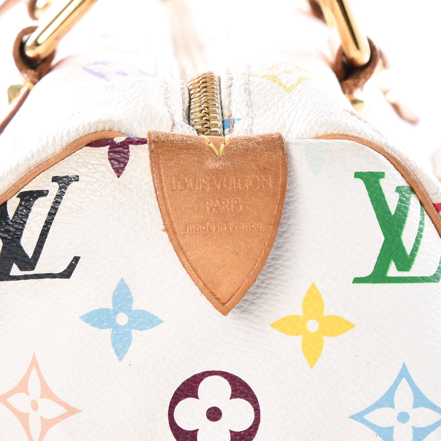 Louis Vuitton Monogram Multicolor Speedy 30 White 9 of 12