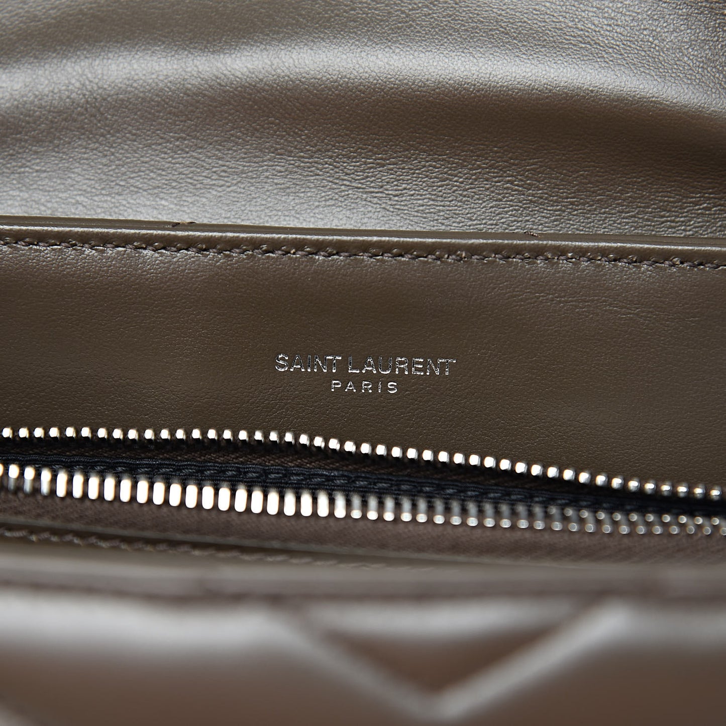 Calfskin Y Quilted Monogram Medium Loulou Chain Satchel Faggio