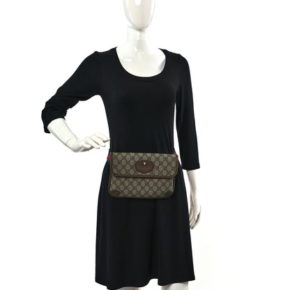 Gucci GG Supreme Monogram Neo Vintage Web Belt Bag Brown 2 of 11