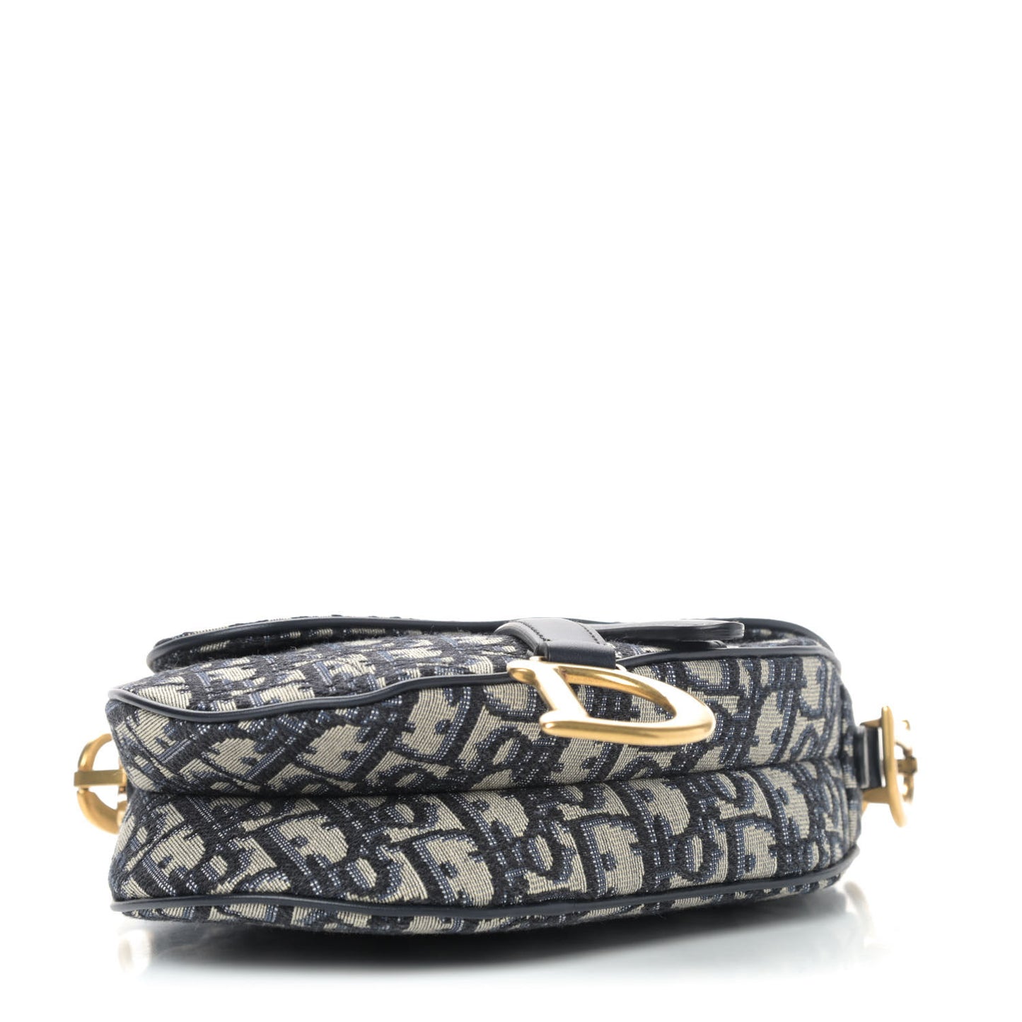 Oblique Mini Saddle Bag Blue