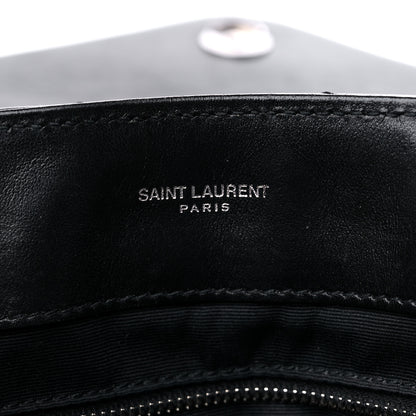 Saint Laurent Calfskin Y Quilted Monogram Medium Loulou Chain Satchel Black 6 of 19