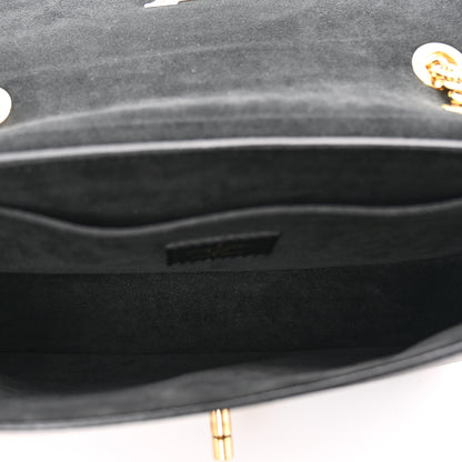 Louis Vuitton Calfskin Lockme Chain East West Black 4 of 9