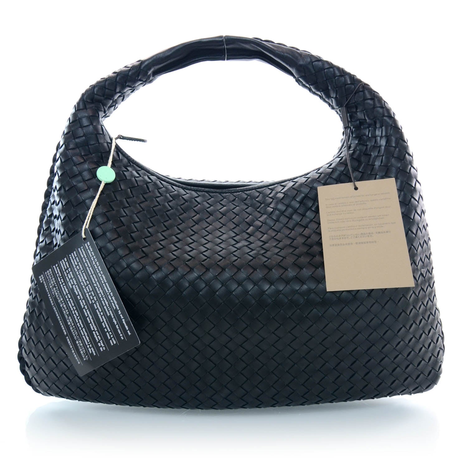Bottega Veneta Nappa Intrecciato Large Veneta Nero Black 1 of 9