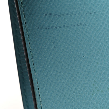 Hermes Epsom Kelly Longue Wallet Bleu Atoll 9 of 13