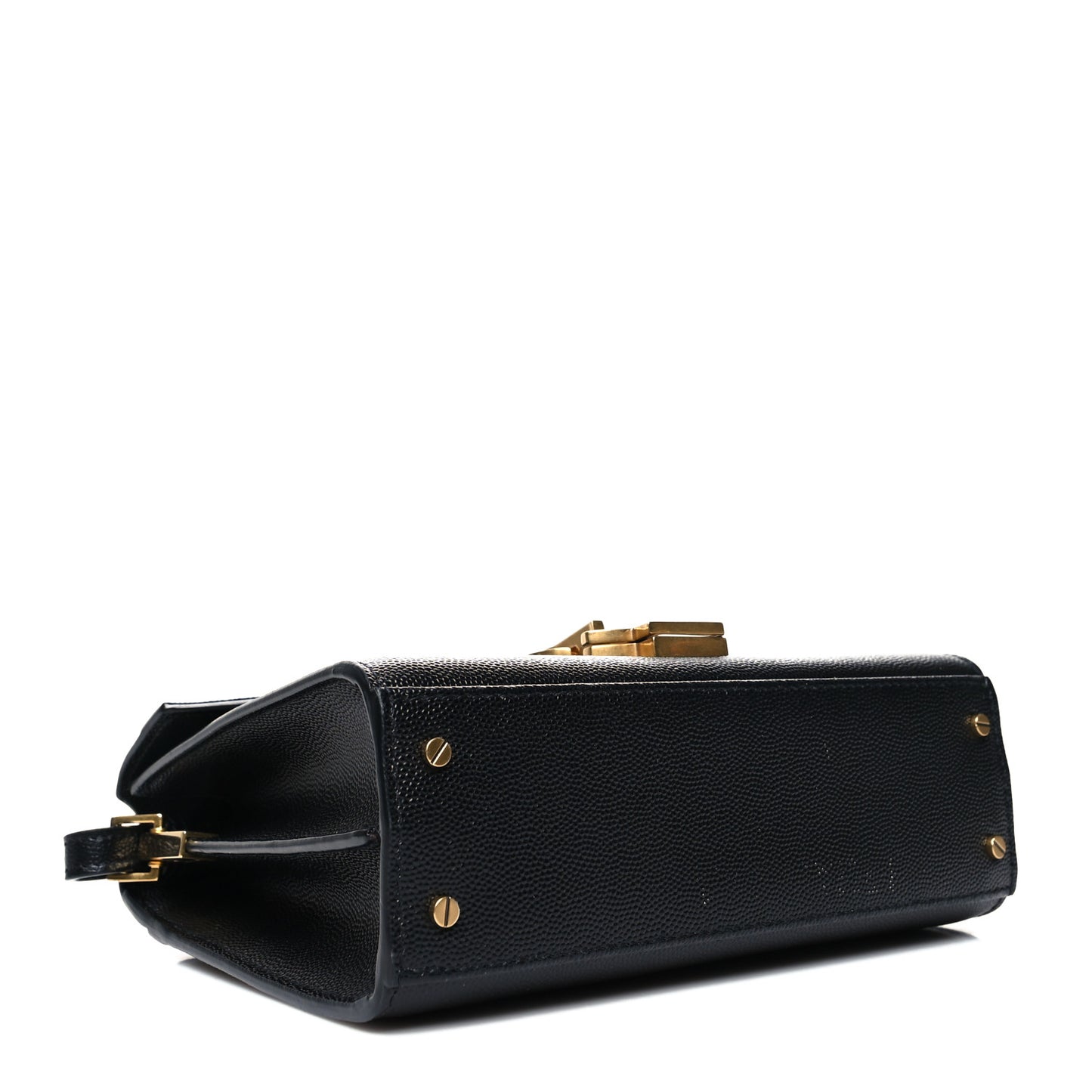 Grain de Poudre Mini Classic Monogram Cassandra Top Handle Black Rouge Legion