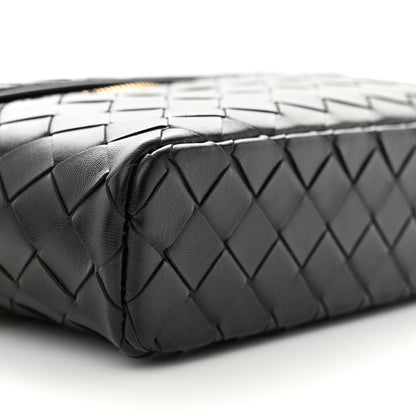Bottega Veneta Calfskin Intrecciato Bang Bang Vanity Case Black 8 of 10