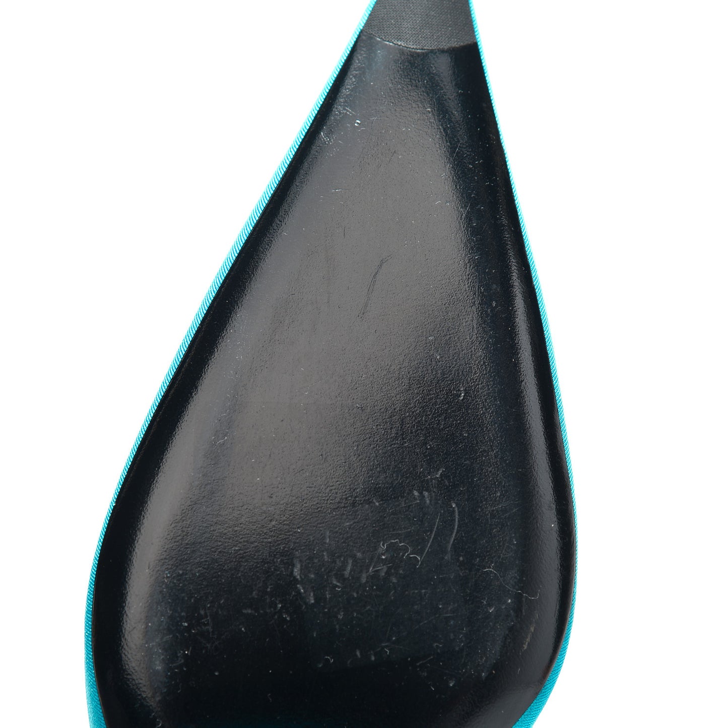 Spandex Knife Pointed 110mm Pumps 36.5 Bleu Turquoise