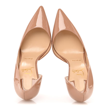 Christian Louboutin Patent Iriza 100 Pumps 38 Nude 2 of 10
