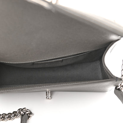 Chanel Caviar Quilted Medium Boy Flap Grey 5 of 9