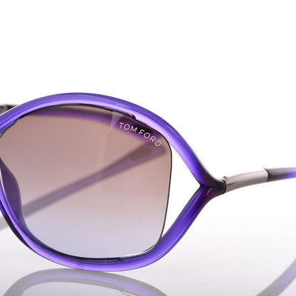 Tom Ford Acetate Whitney Crossover Sunglasses TF9 Purple 7 of 8