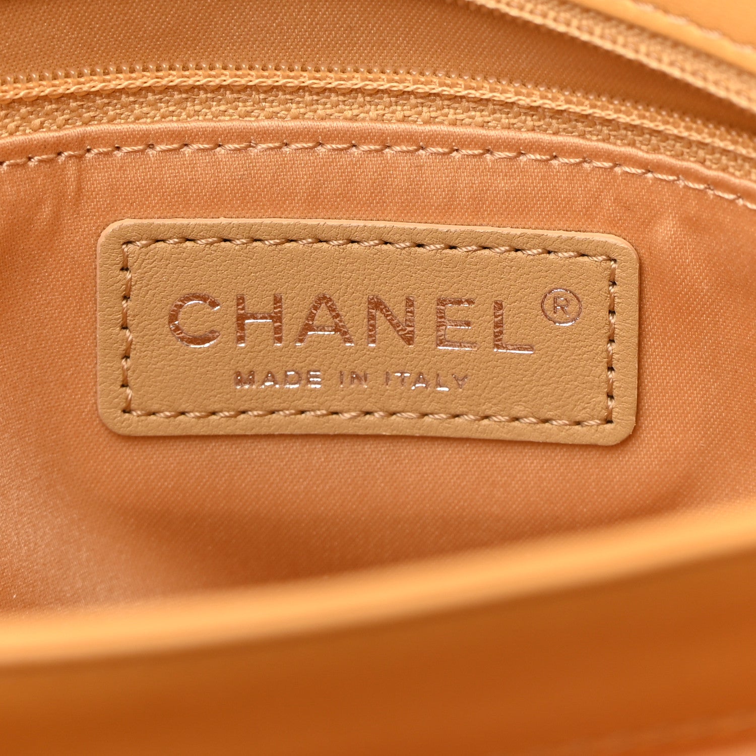 Chanel Lambskin Quilted Pagode Piping Flap Dark Yellow 6 of 11