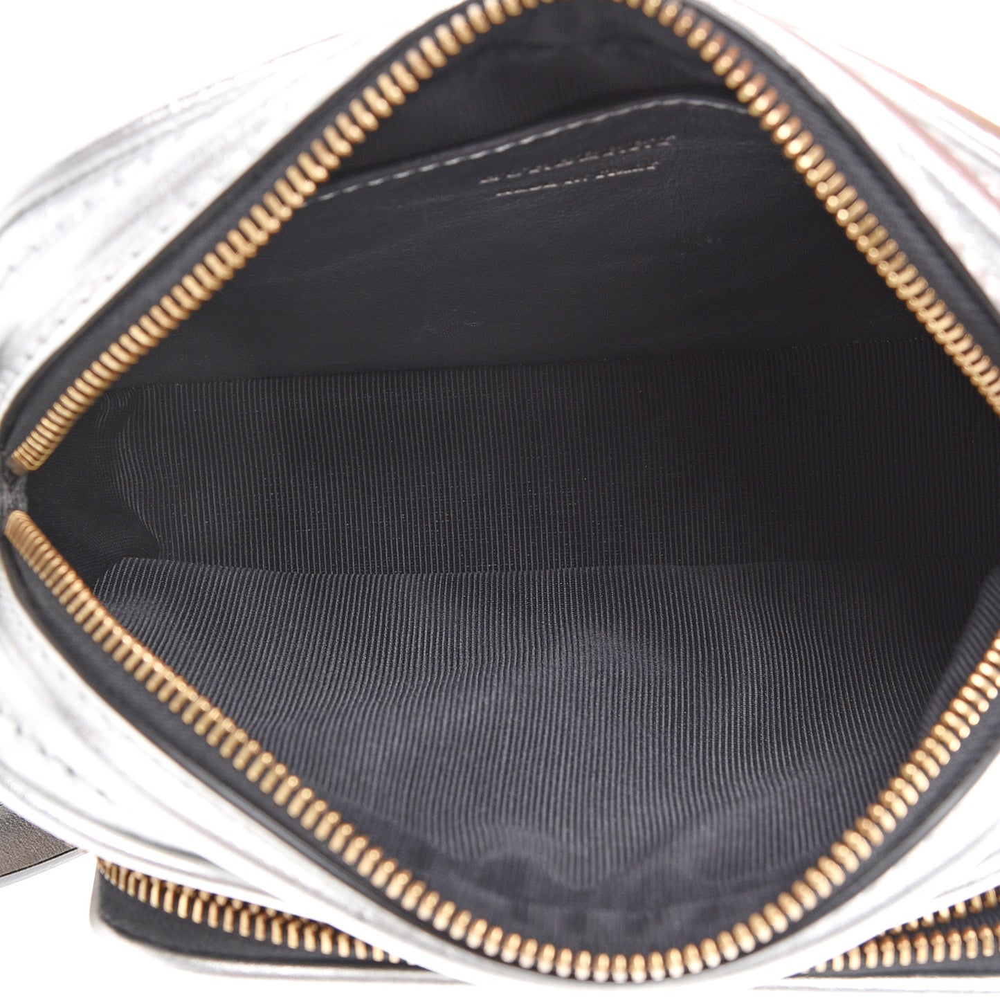 Smooth Calfskin 1983 Knight Check Link Camera Bag Silver