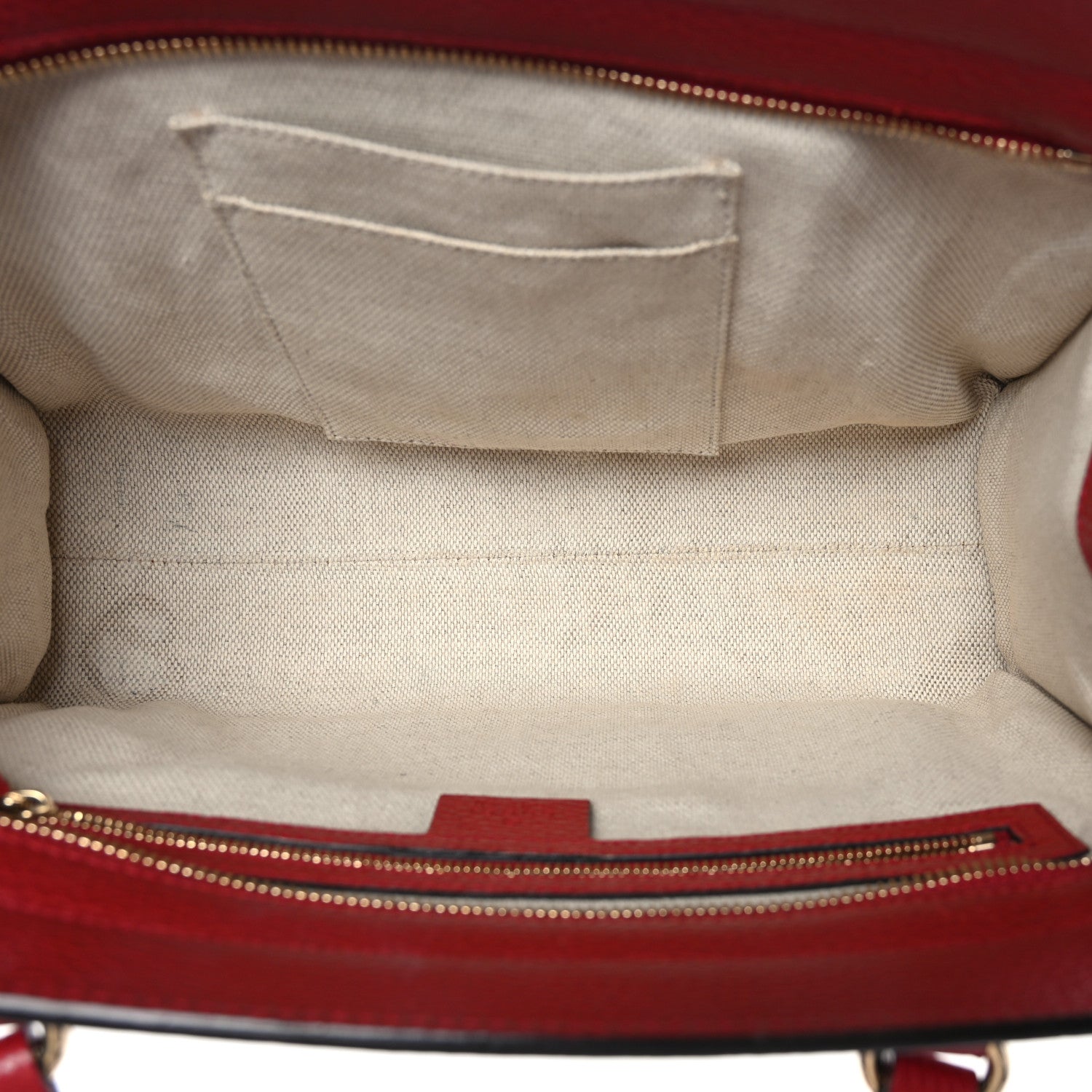 Gucci Dollar Calfskin Medium Soho Top Handle Satchel New Rosette Hibiscus Red 5 of 9