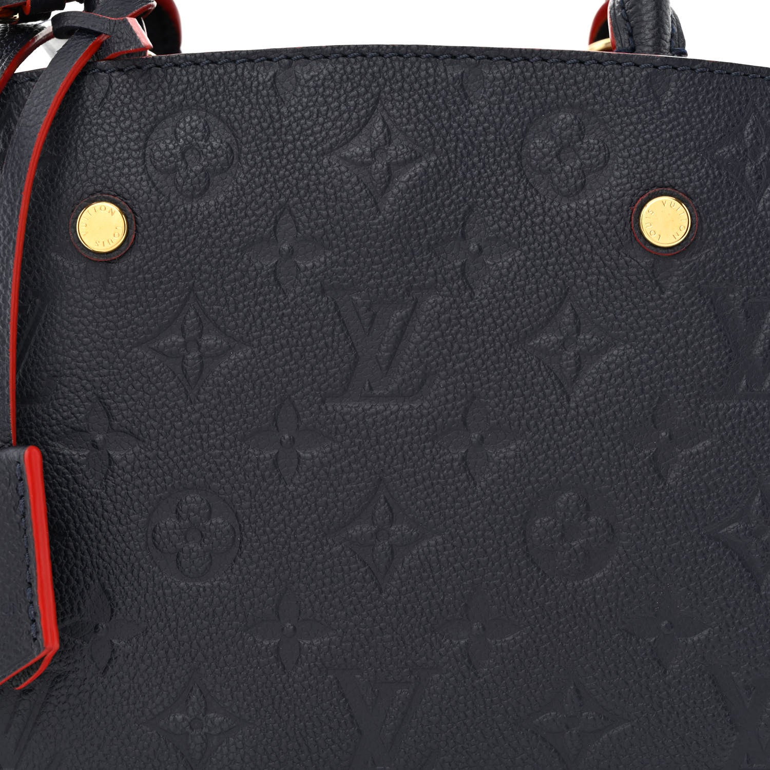 Louis Vuitton Empreinte Montaigne BB Marine Rouge 8 of 10
