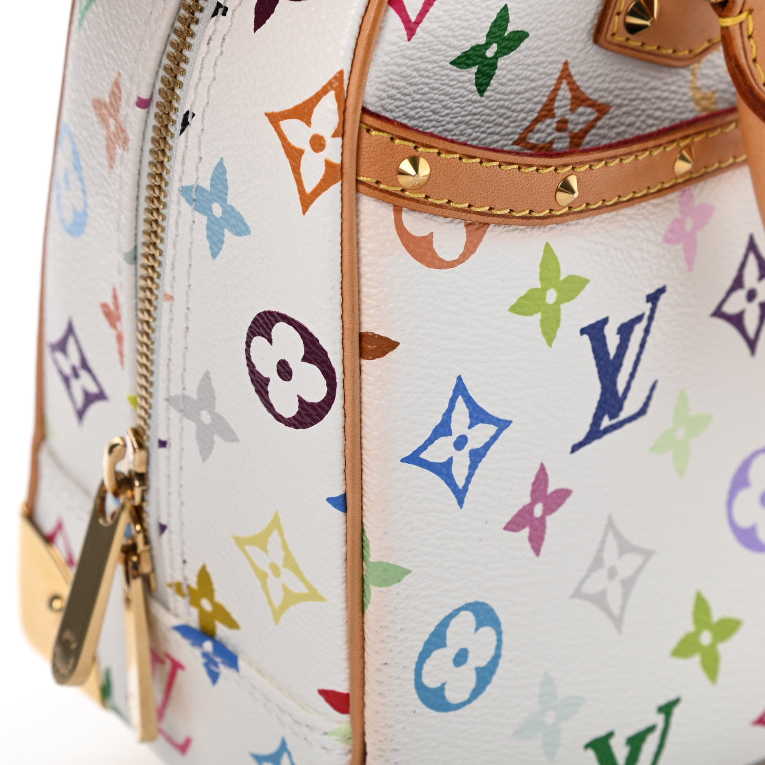 Louis Vuitton Monogram Multicolor Trouville White 13 of 14