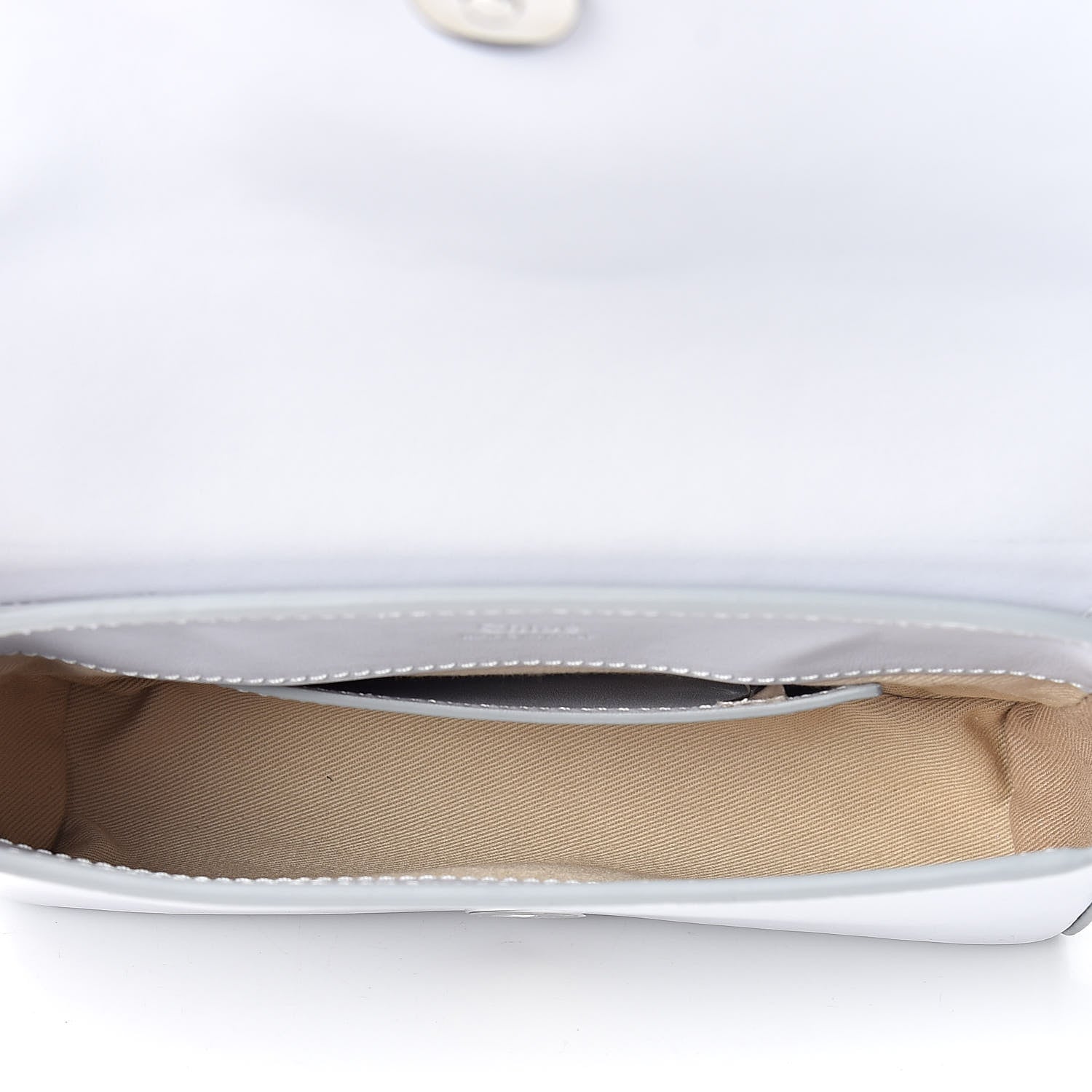 Chloe Calfskin Suede C Belt Bag Light Cloud 5 of 10