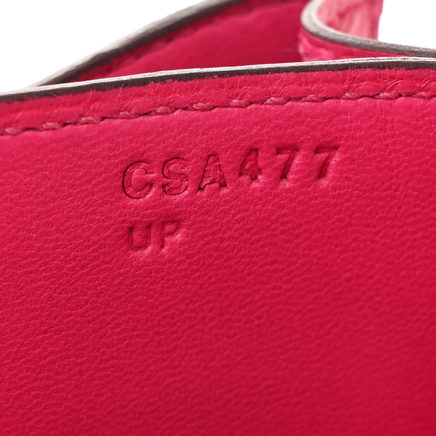 Hermes Ostrich Constance 18 Rose Shocking 8 of 11