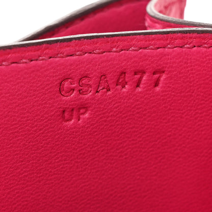 Hermes Ostrich Constance 18 Rose Shocking 8 of 11