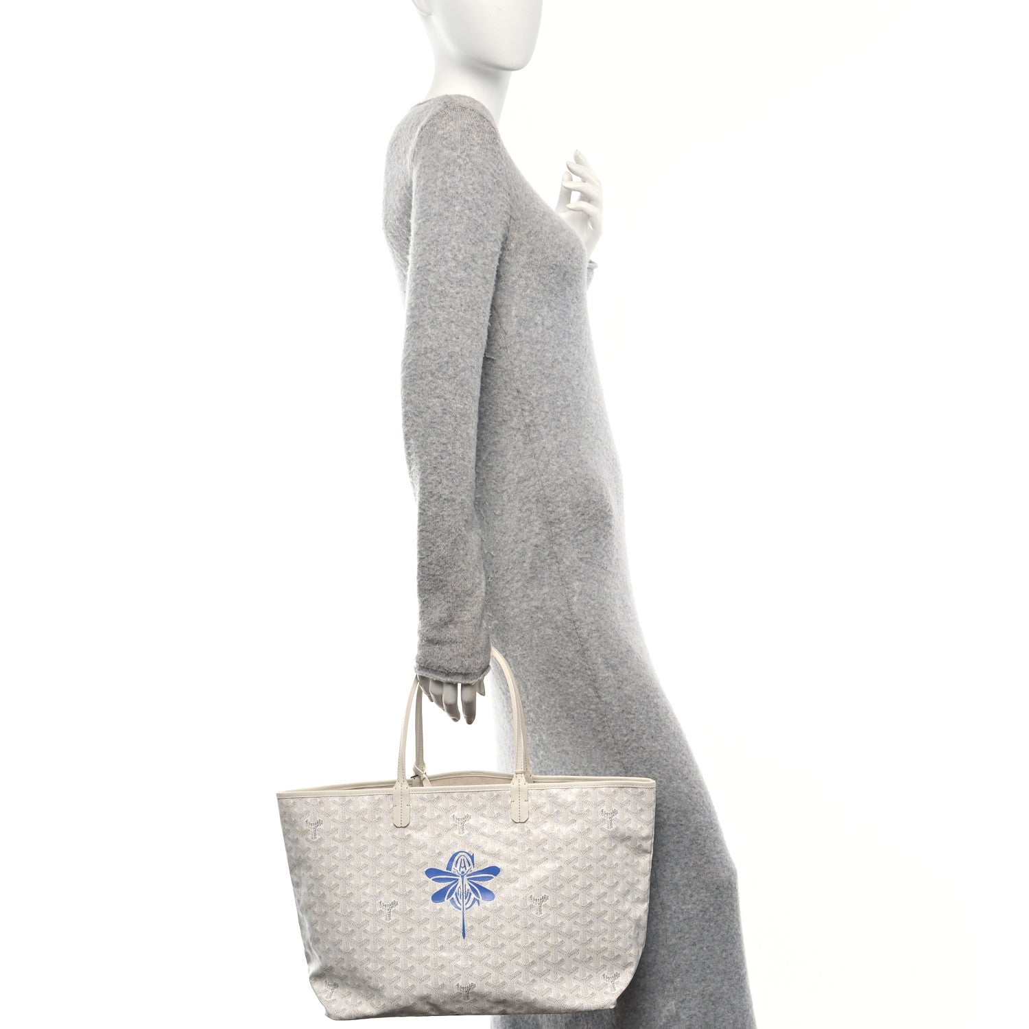 Goyard Goyardine Dragonfly Saint Louis PM White 2 of 11