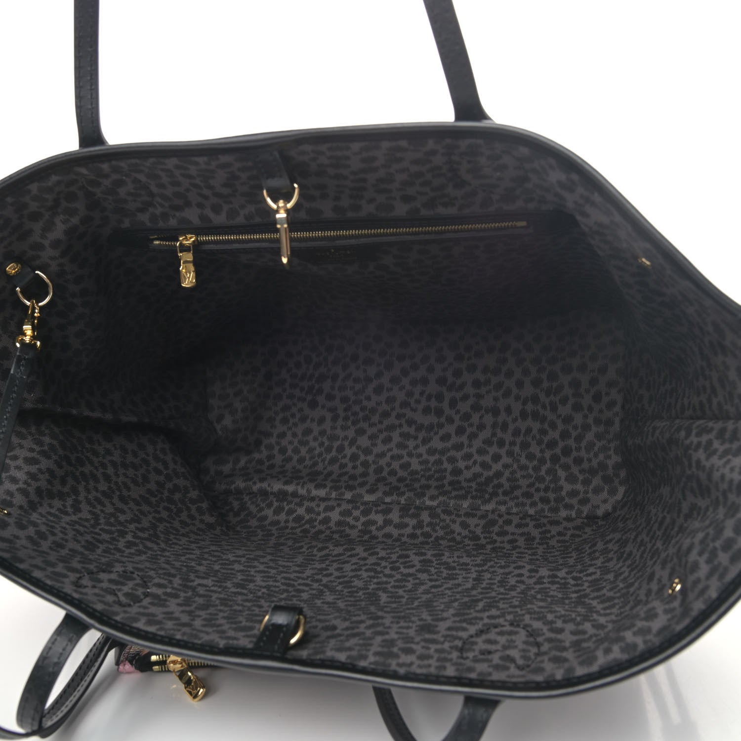 Louis Vuitton Monogram Giant Wild At Heart Neverfull MM Black 4 of 4