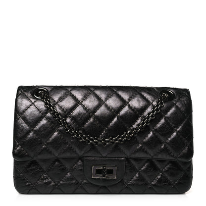 Chanel Aged Calfskin Quilted 2.55 Reissue 225 Flap So Black 1 of 9