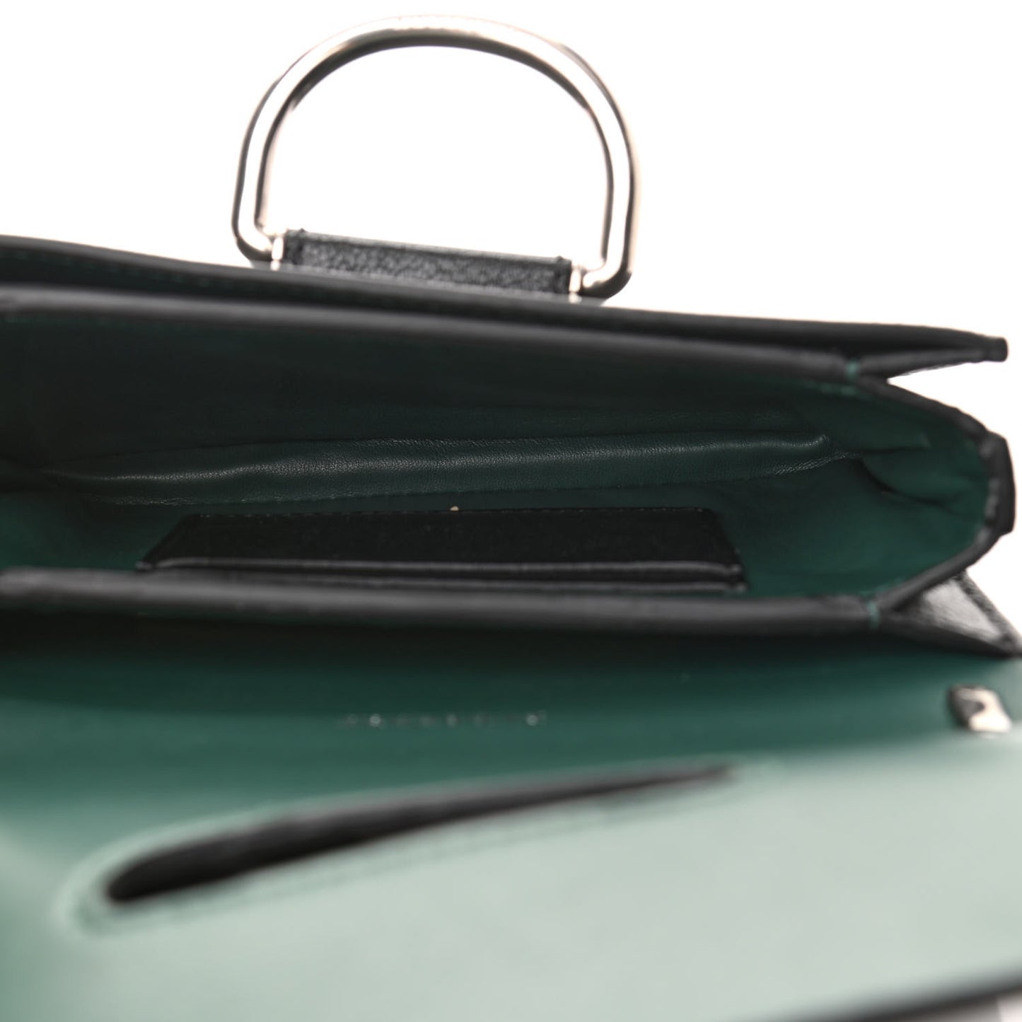 Goatskin Mini D-Ring Bag Black