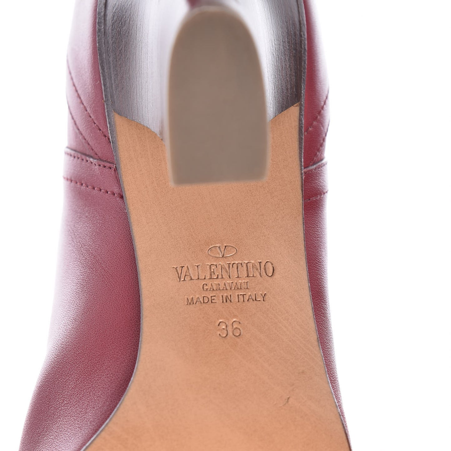 Vitello Lovestud Knee High 85mm Boots 36 Rosso Valentino