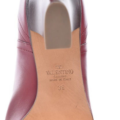 Valentino Garavani Vitello Lovestud Knee High 85mm Boots 36 Rosso Valentino 6 of 8