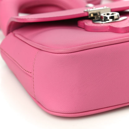 Burberry Trench Calfskin Mini DK88 Top Handle Bag Rose Pink 4 of 10
