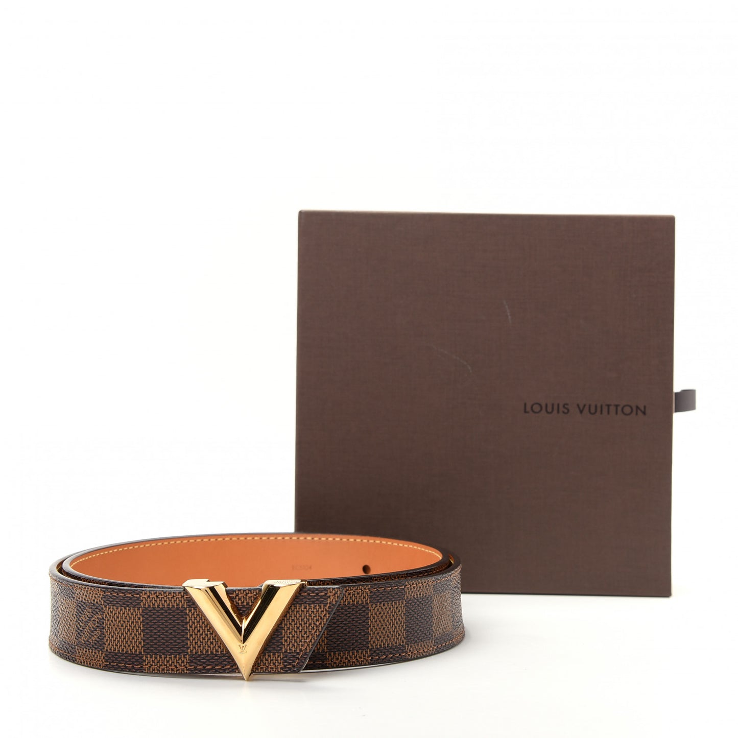 Damier Ebene 30mm Essential V Belt 85 34