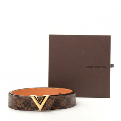 Louis Vuitton Damier Ebene 30mm Essential V Belt 85 34 8 of 8
