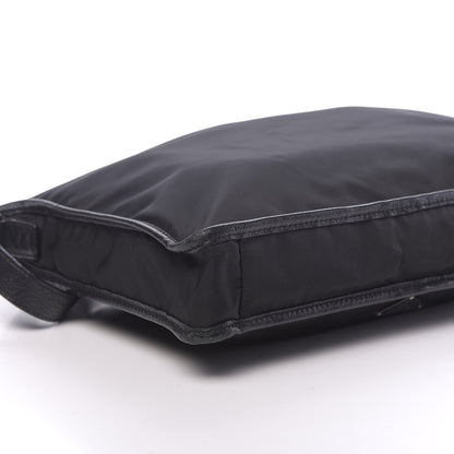 Prada Nylon Flat Messenger Bag Black 11 of 16