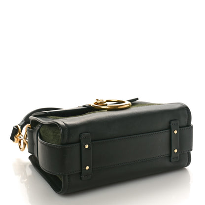 Chloe Calfskin Suede Mini Tess Day Bag Black Olive 4 of 8