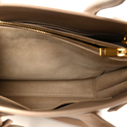 Saint Laurent Calfskin Small Sac De Jour Dark Beige 7 of 12