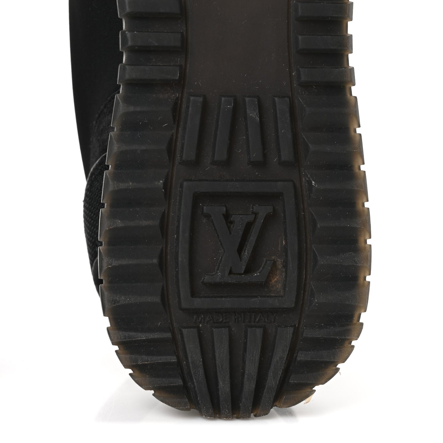 Calfskin Run Away Sneakers 38.5 Black