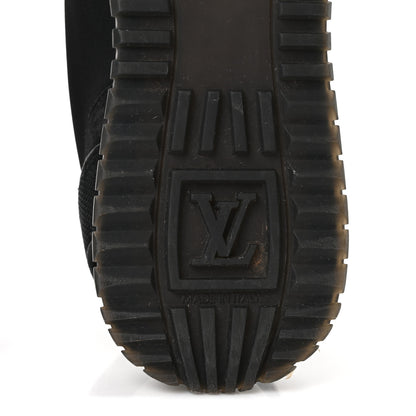 Louis Vuitton Calfskin Run Away Sneakers 38.5 Black 7 of 9
