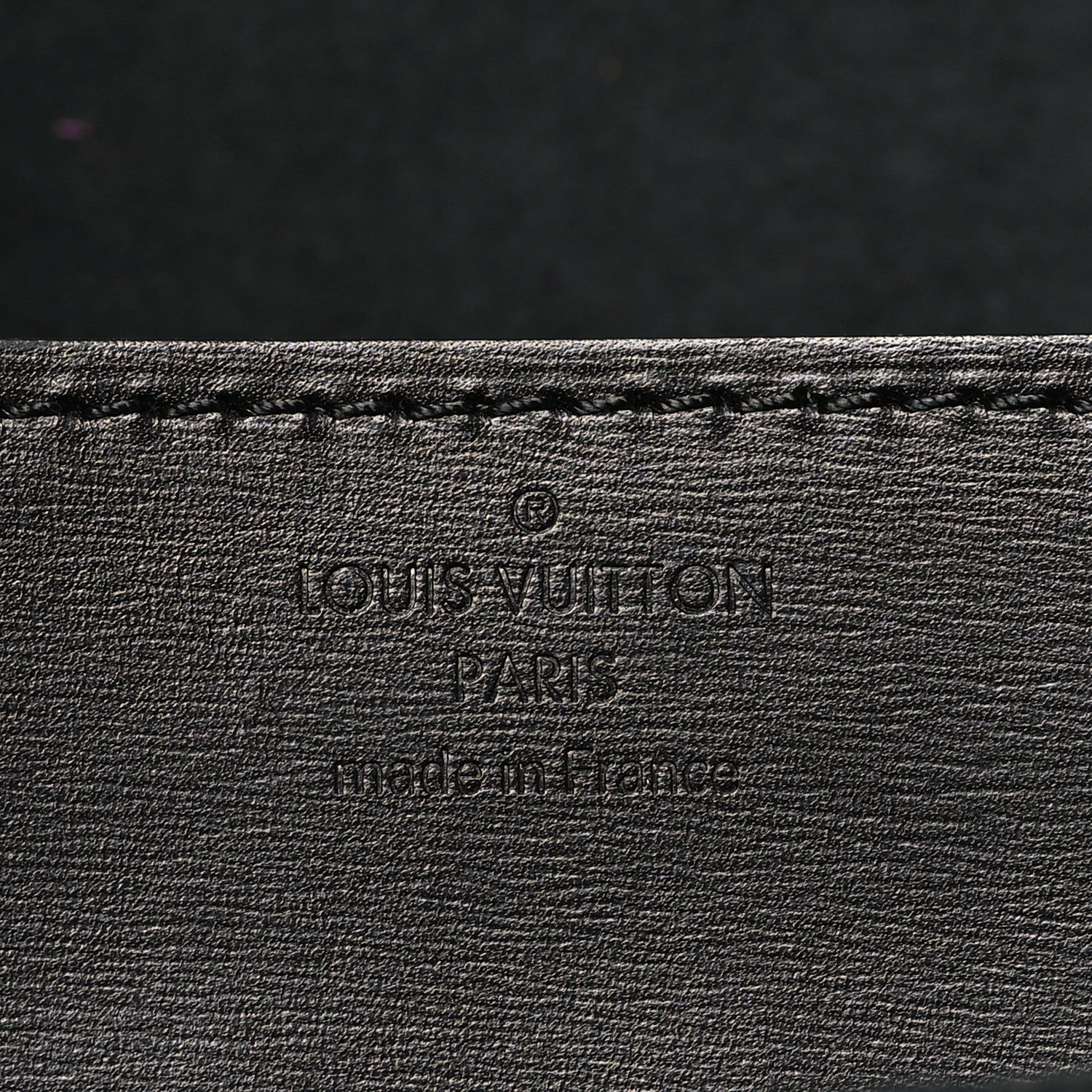 Louis Vuitton Calfskin Chain Louise GM NM Black 6 of 10