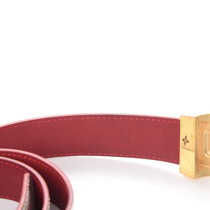 Louis Vuitton Monogram Multicolor LV Cut Reversible Belt 80 32 White Grenade 5 of 8