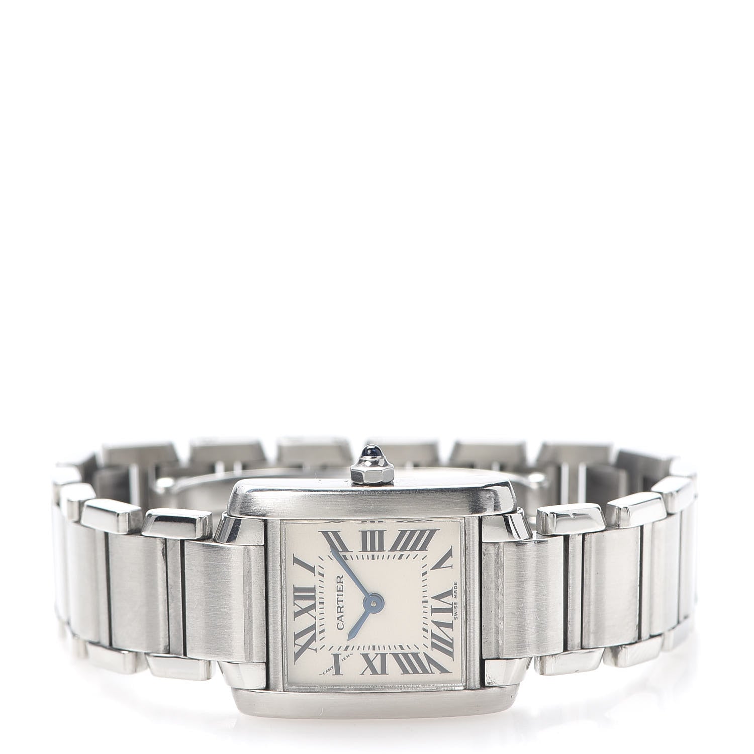Cartier Stainless Steel 20mm Tank Francaise Quartz Watch 3 of 6
