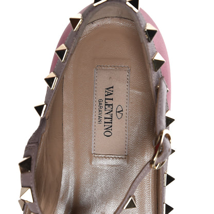 Valentino Garavani Nappa Rockstud Cage Ballerina Flats 36 Fuchsia Poudre 9 of 15
