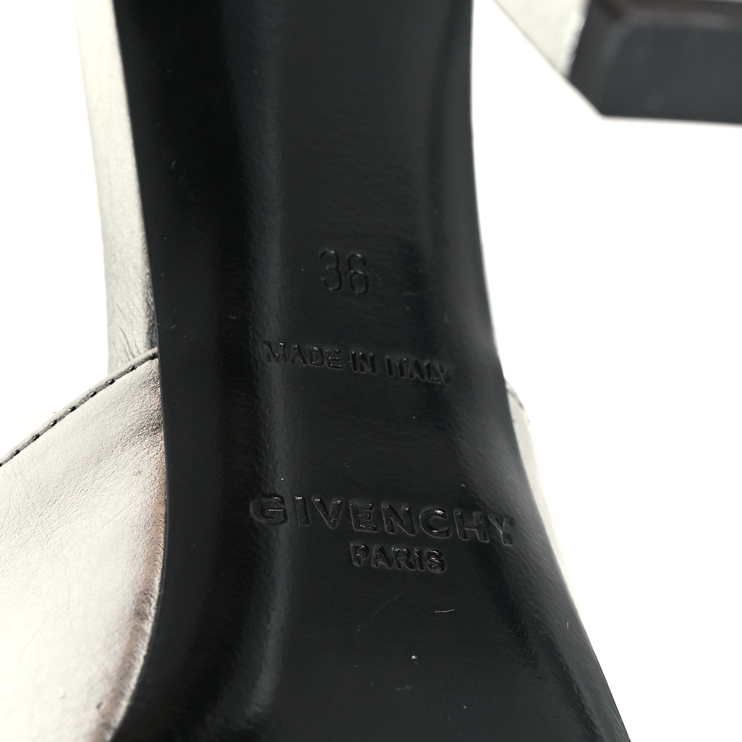 Givenchy Metallic Calfskin G Lock Sandals 36 Silver 7 of 11
