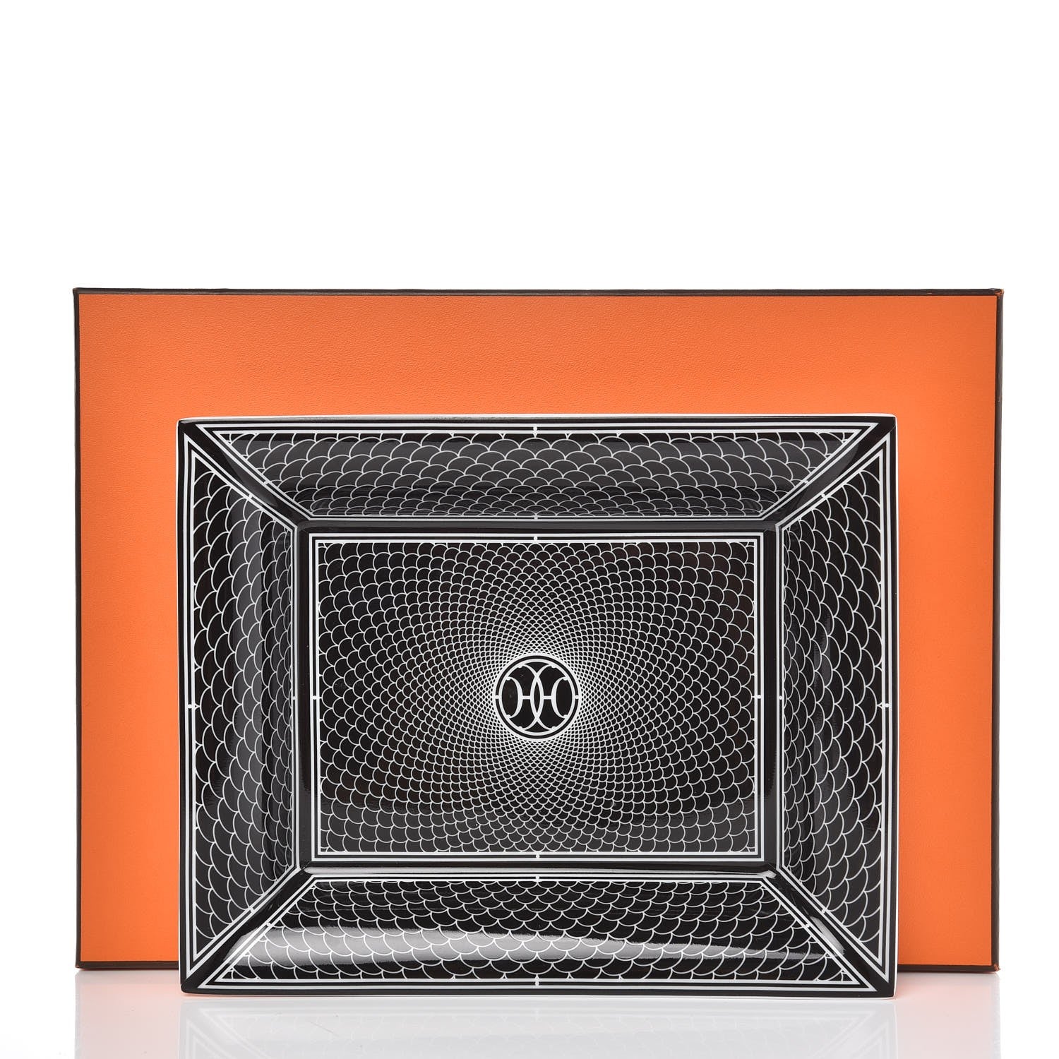 Hermes Porcelain H Deco Change Tray 5 of 5