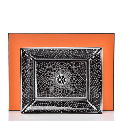 Hermes Porcelain H Deco Change Tray 5 of 5