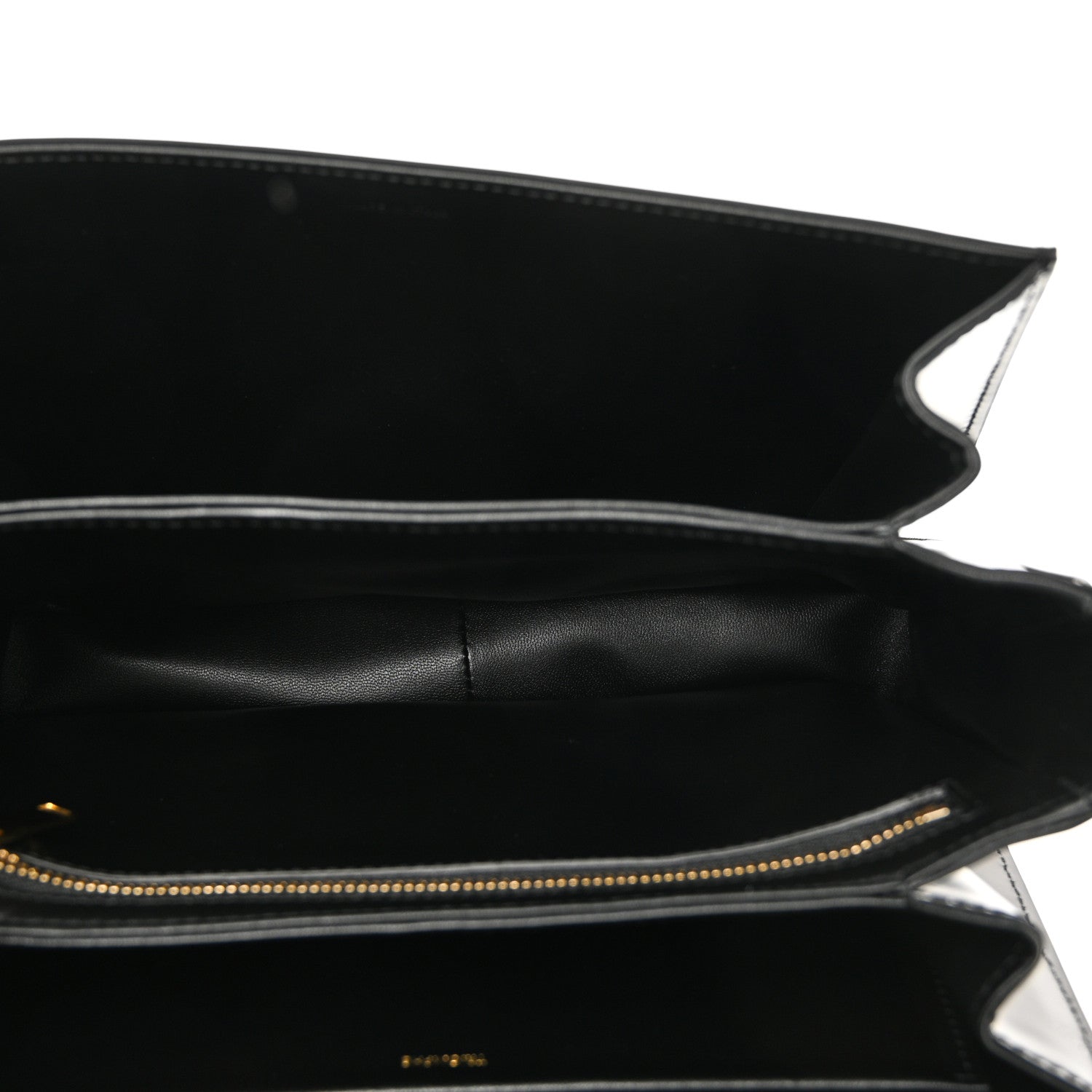 Celine Shiny Calfskin Medium Triomphe Black 5 of 10