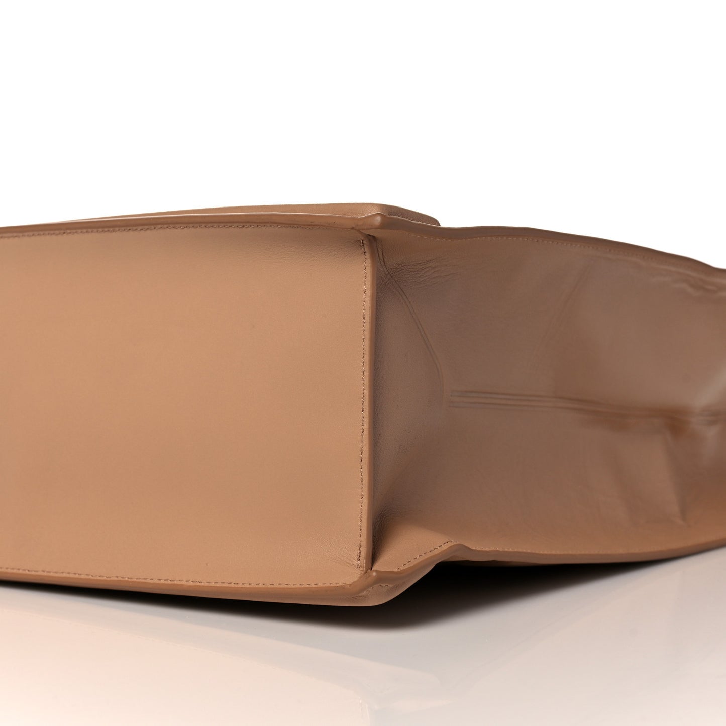 Calfskin Totes Amaze Tote Beige