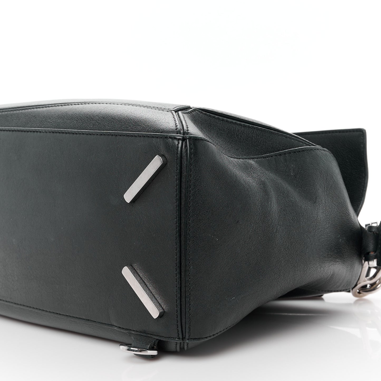 Calfskin Small Puzzle Bag Black